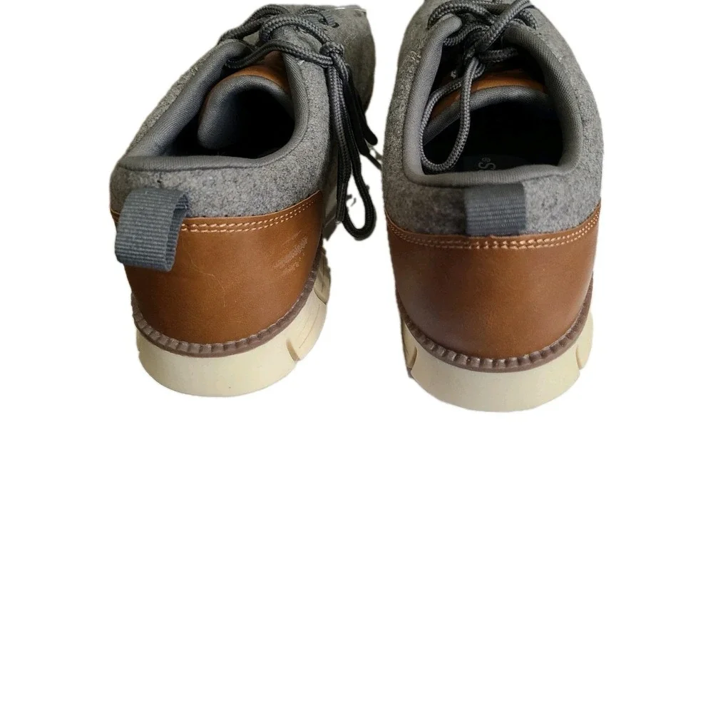 Deer Stag's Men's Sneaker Shoes‎ Gray Brown With Memory Foam Sz 10W Casual